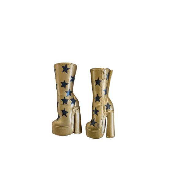 LOL Surprise OMG Agent Soul Babe Movie Magic Doll Platform Boots Gold Stars - Picture 3 of 5